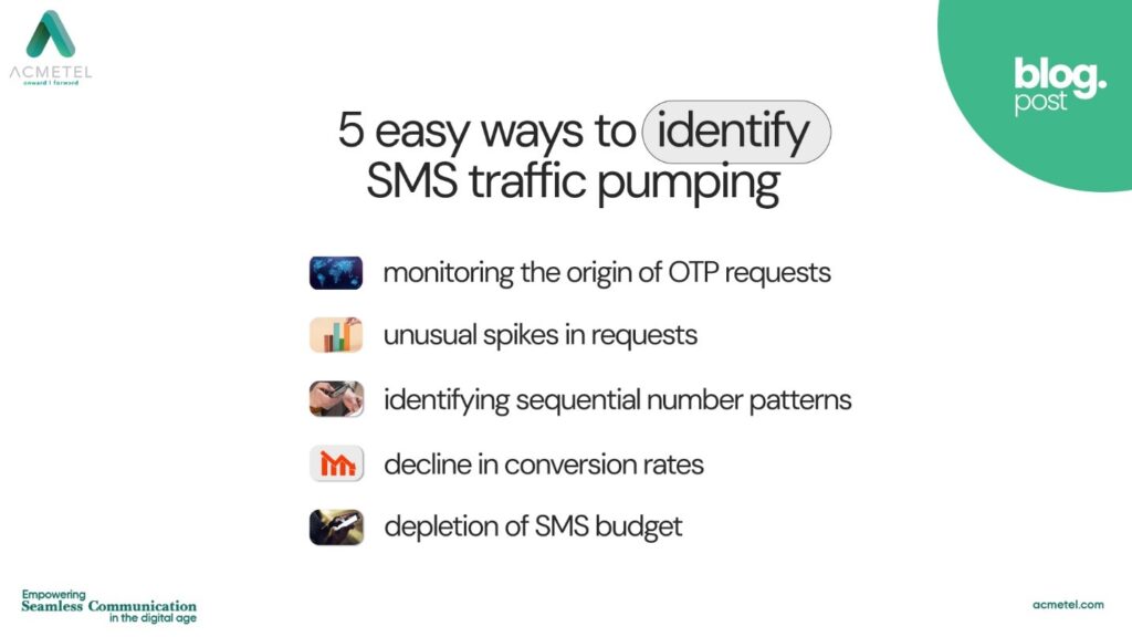 5 Easy Ways to Identify SMS Traffic Pumping 