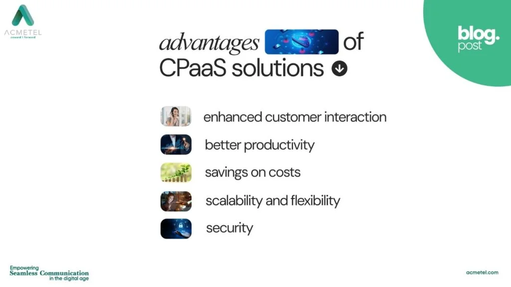 Advantages of CPaaS Solutions