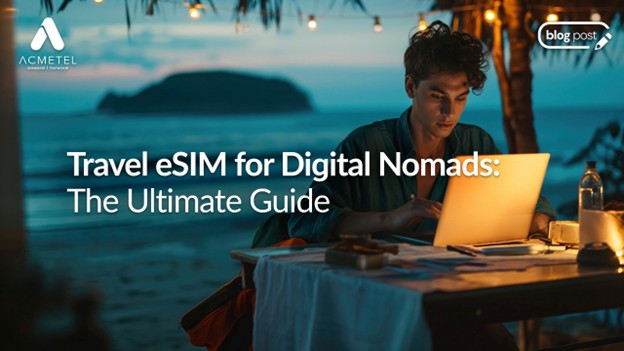 Remote work isn’t a trend anymore, rather it has become a lifestyle. And if you’re a digital nomad, you already know one thing: good internet isn’t just convenience… it’s everything. Jumping between countries, hopping on team meetings, managing work on the go - connectivity needs to just work and that too on multiple devices. No drama. No delays. That’s exactly where eSIM steps in. So, who’s a digital nomad anyway? You’re probably one if you: • Work remotely • Travel often for work • Live online more than offline • Need reliable internet everywhere For you, connectivity means productivity Why traditional SIMs and Wi-Fi just don’t cut it Let’s be real and practical - old-school SIMs can be a hassle because of: • Expensive data roaming charges • Swapping SIMs in every country • Hunting for local providers • Risky public Wi-Fi • Throttled speeds • Time wasted on setup It’s not just annoying - it slows you down. eSIM: data roaming simplified Think of roaming data eSIM as your travel companion that just gets it. Here’s why it works so well: • Work from anywhere Stay connected across countries without relying on Wi-Fi. • Switch networks instantly New country? Just switch plans digitally. No SIM swapping. • Easy installation & activation Scan a QR code and you’re good to go. That’s it. • More secure Skip risky public Wi-Fi - use secure mobile data instead. • Zero roaming stress No surprise bills. No confusion. Just smooth connectivity. Why go for ACMeSIM – A Smart eSIM for Smart Travel? Because you get: • Global coverage with 200+ destinations • Affordable eSIM plans starting from as low as $0.99/GB • Flexible options for every trip • Regional plans for country hopping • No contracts, no commitments • Reliable connection wherever you land It’s convenient, fast, and built for how you actually travel. Pro tips for digital nomads using eSIM Keep it simple: • Install your eSIM before you fly • Choose regional plans if you’re country-hopping • Keep an eye on data usage and top up without changing eSIM • Use secure apps for work The future of connectivity – is now. Work is no longer tied to one place - and your connectivity shouldn’t be either. With our eSIM, you can: • Stay connected globally • Avoid interruptions • Travel lighter - no SIM juggling! • Focus on what really matters - your work and your journey Smart travel needs smart connectivity. And with a smart eSIM, it’s finally that easy.